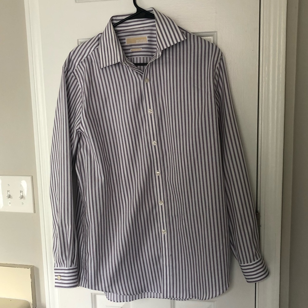 Pinstripe men’s Michael Kors Dress Shirt